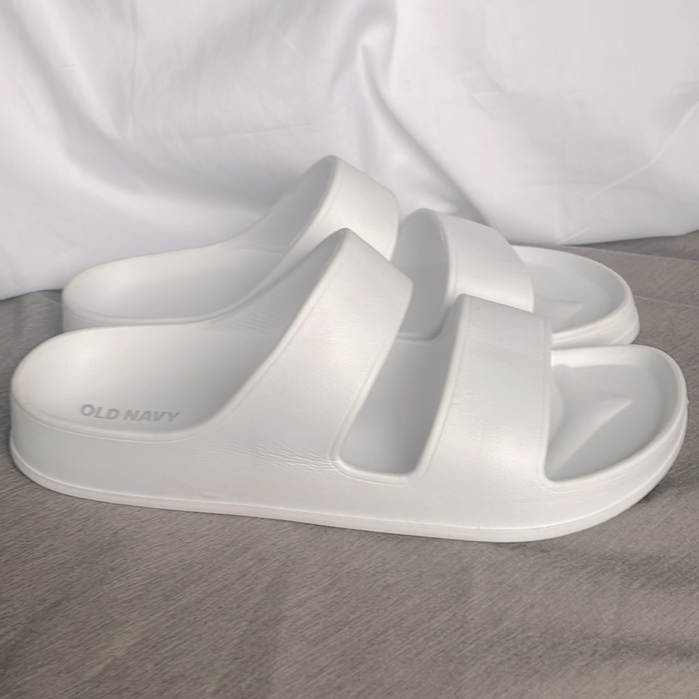 Super Comfy White Slides!!!
